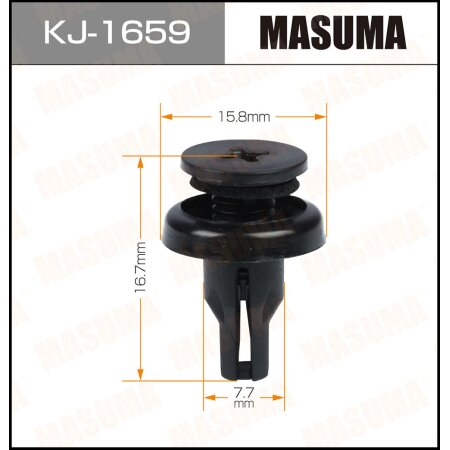 Клипса пластиковая Masuma, KJ-1659
