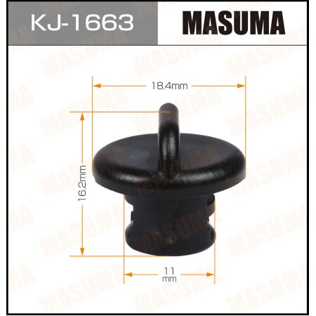 Клипса пластиковая Masuma, KJ-1663