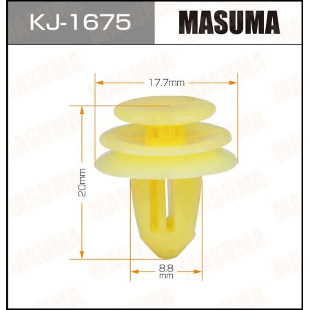 Клипса пластиковая Masuma, KJ-1675