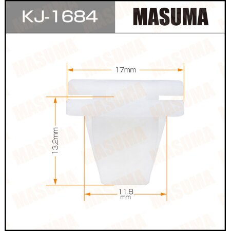 Клипса пластиковая Masuma, KJ-1684