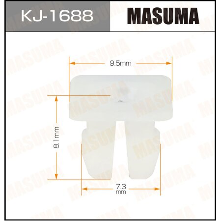 Клипса пластиковая Masuma, KJ-1688