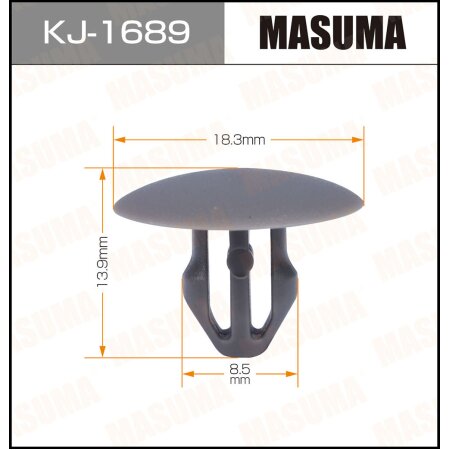 Клипса пластиковая Masuma, KJ-1689