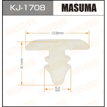 Клипса пластиковая Masuma, KJ-1708