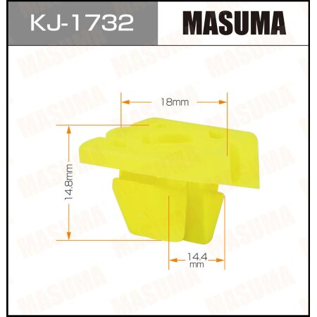 Клипса пластиковая Masuma, KJ-1732