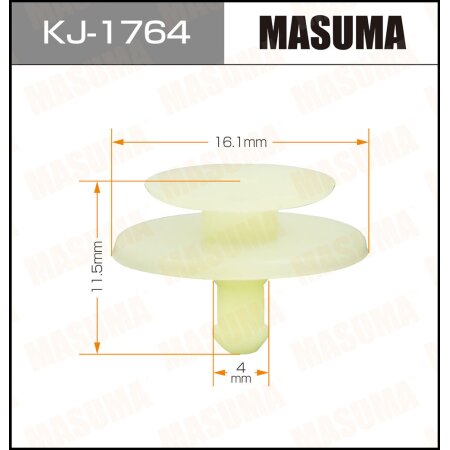 Клипса пластиковая Masuma, KJ-1764