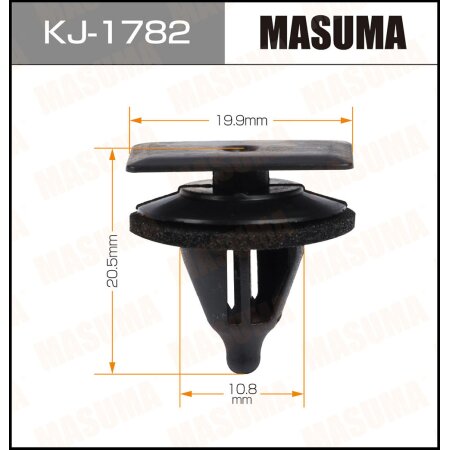 Клипса пластиковая Masuma, KJ-1782