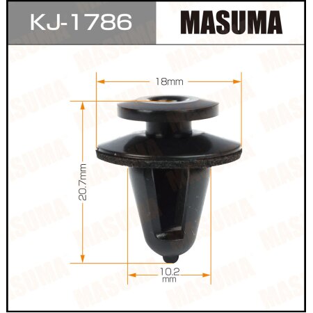 Клипса пластиковая Masuma, KJ-1786