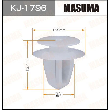 Клипса пластиковая Masuma, KJ-1796