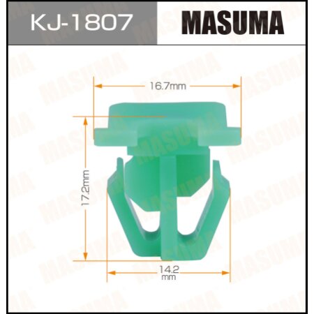 Клипса пластиковая Masuma, KJ-1807