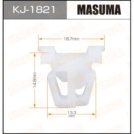Клипса пластиковая Masuma, KJ-1821