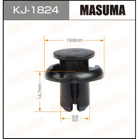Клипса пластиковая Masuma, KJ-1824