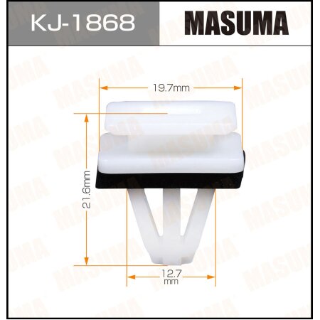 Клипса пластиковая Masuma, KJ-1868