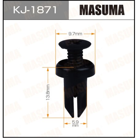 Клипса пластиковая Masuma, KJ-1871