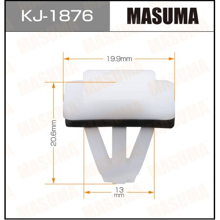 Клипса пластиковая Masuma, KJ-1876