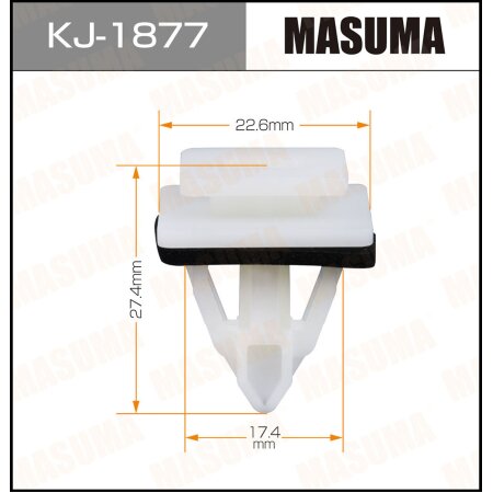 Клипса пластиковая Masuma, KJ-1877