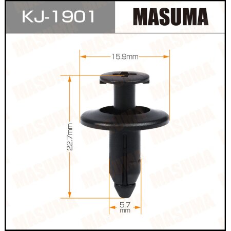 Клипса пластиковая Masuma, KJ-1901