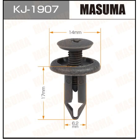 Клипса пластиковая Masuma, KJ-1907