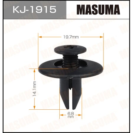Клипса пластиковая Masuma, KJ-1915