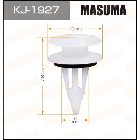 Клипса пластиковая Masuma, KJ-1927
