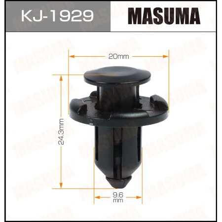 Клипса пластиковая Masuma, KJ-1929