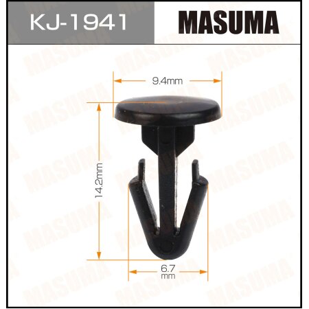 Клипса пластиковая Masuma, KJ-1941