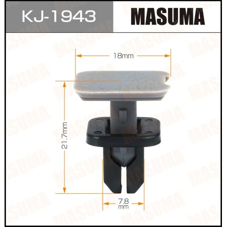 Клипса пластиковая Masuma, KJ-1943