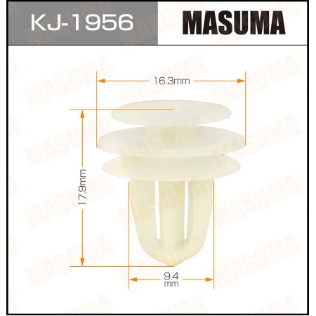 Клипса пластиковая Masuma, KJ-1956