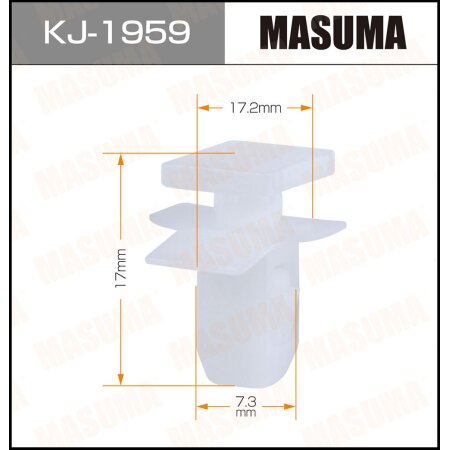 Клипса пластиковая Masuma, KJ-1959