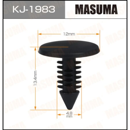 Клипса пластиковая Masuma, KJ-1983