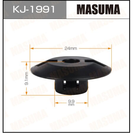 Клипса пластиковая Masuma, KJ-1991