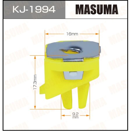 Клипса пластиковая Masuma, KJ-1994