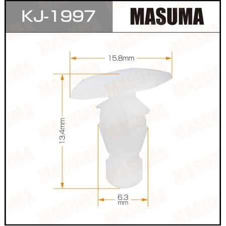 Клипса пластиковая Masuma, KJ-1997