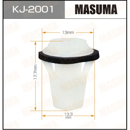Клипса пластиковая Masuma, KJ-2001