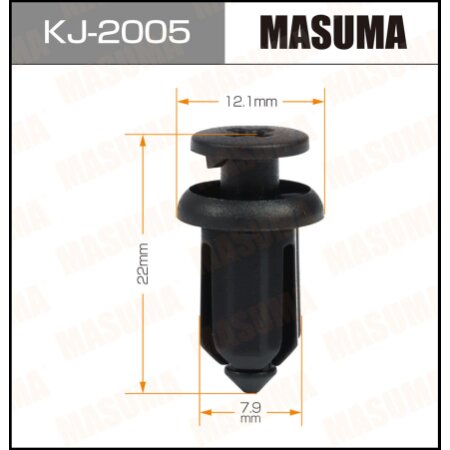 Клипса пластиковая Masuma, KJ-2005