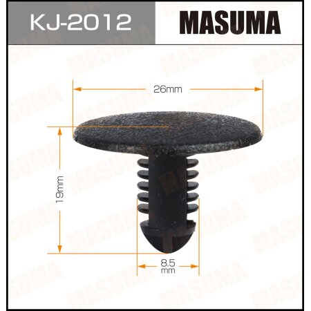 Клипса пластиковая Masuma, KJ-2012