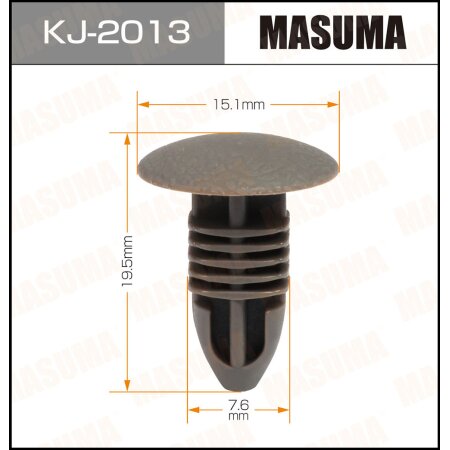 Клипса пластиковая Masuma, KJ-2013