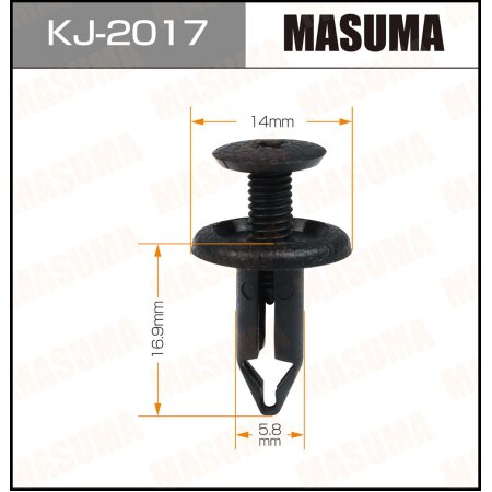 Клипса пластиковая Masuma, KJ-2017