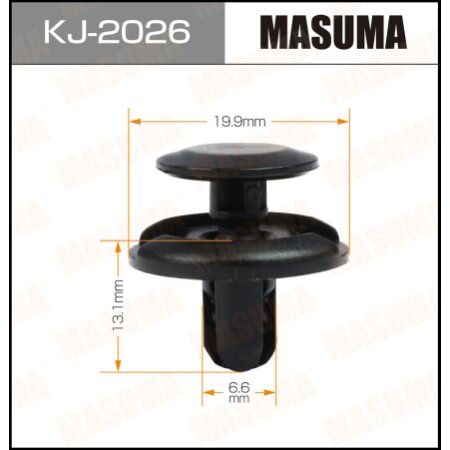 Клипса пластиковая Masuma, KJ-2026