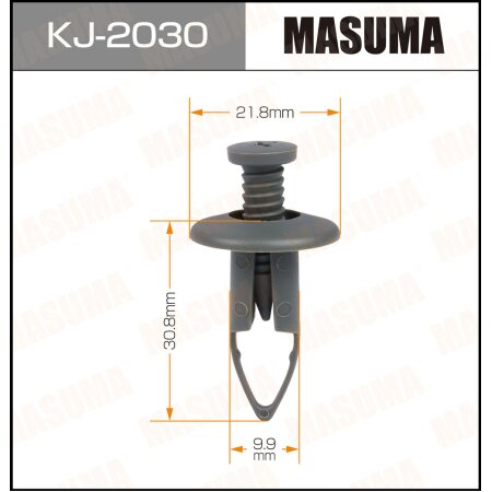 Клипса пластиковая Masuma, KJ-2030