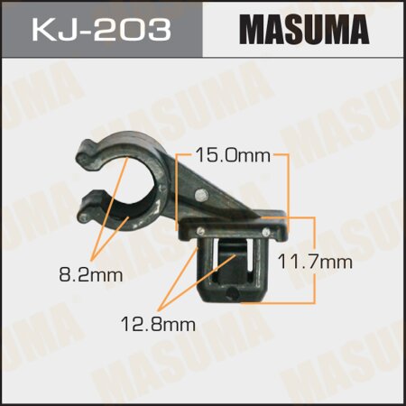 Клипса пластиковая Masuma, KJ-203