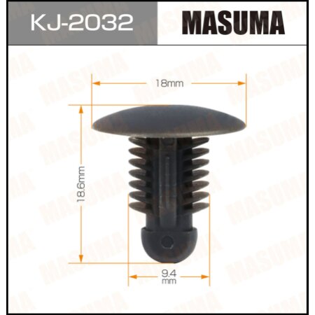 Клипса пластиковая Masuma, KJ-2032