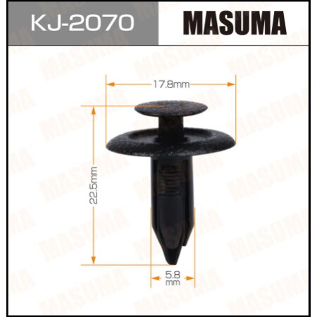 Клипса пластиковая Masuma, KJ-2070