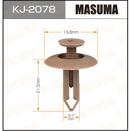 Клипса пластиковая Masuma, KJ-2078