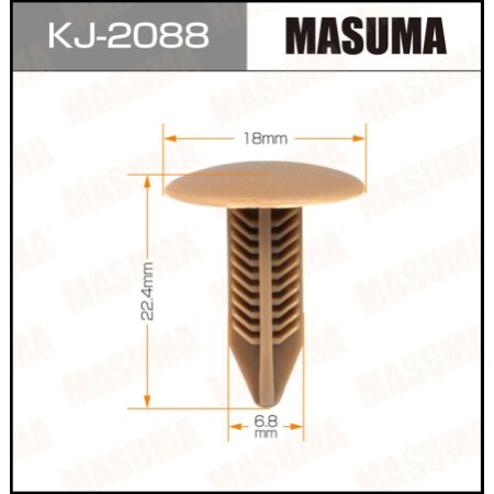 Клипса пластиковая Masuma, KJ-2088