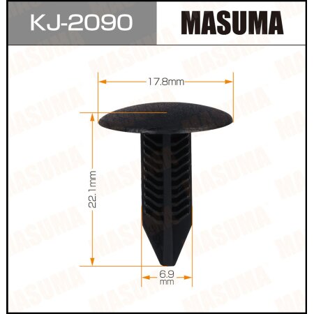 Клипса пластиковая Masuma, KJ-2090