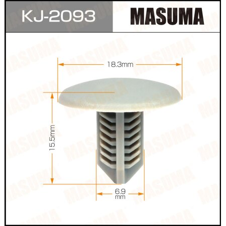 Клипса пластиковая Masuma, KJ-2093