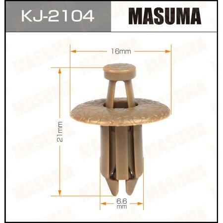 Клипса пластиковая Masuma, KJ-2104