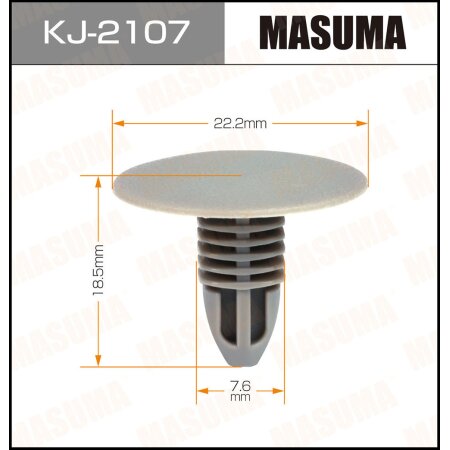 Клипса пластиковая Masuma, KJ-2107