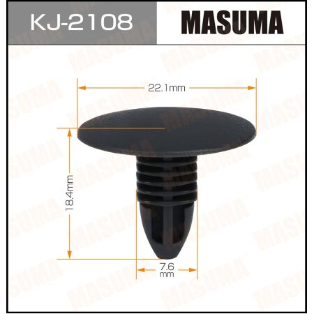 Клипса пластиковая Masuma, KJ-2108