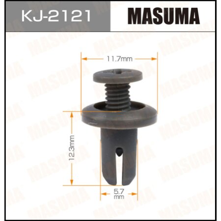 Клипса пластиковая Masuma, KJ-2121